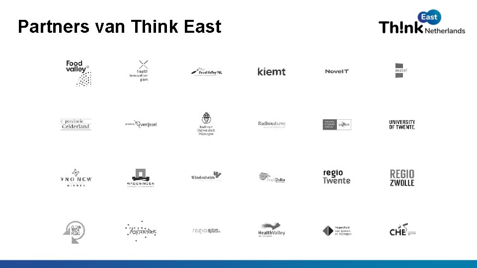 Partners van Think East 