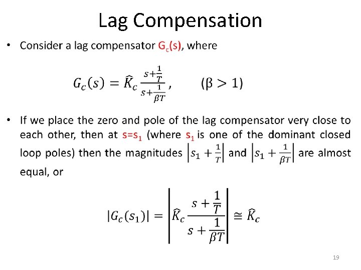 Lag Compensation • 19 
