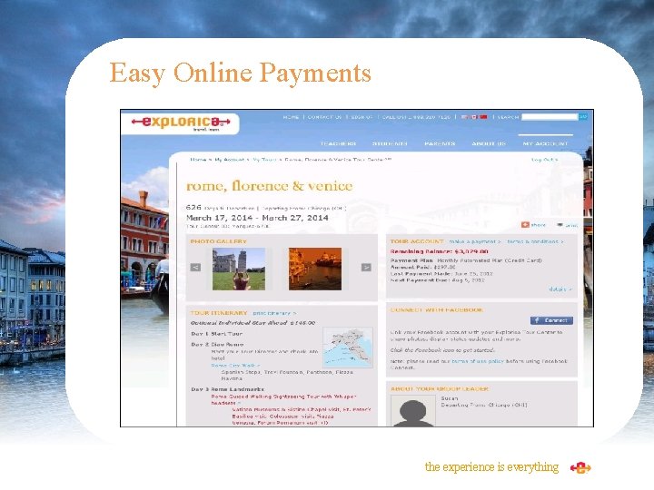 Easy Online Payments the experience is everything 