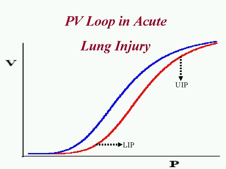 PV Loop in Acute Lung Injury UIP LIP 