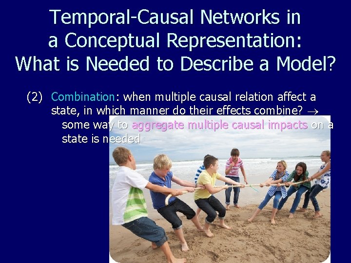 Temporal-Causal Networks in a Conceptual Representation: What is Needed to Describe a Model? (2)