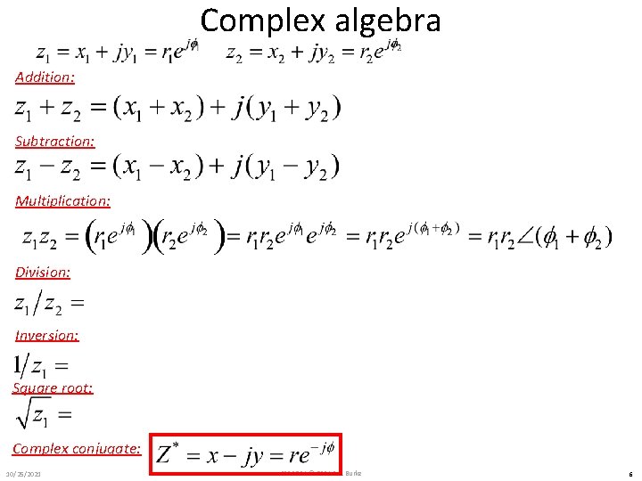 Complex Algebra Inversion Function Mapping Announcements 1 Announcement 1 EECS 70 A Network