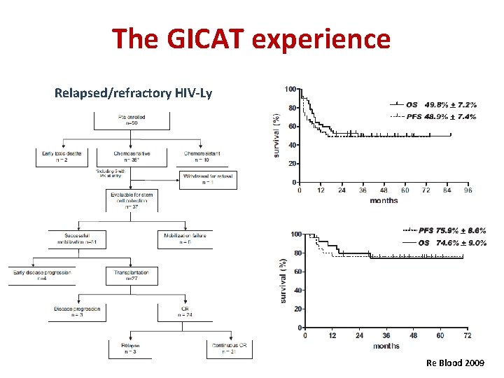 The GICAT experience Relapsed/refractory HIV-Ly Re Blood 2009 