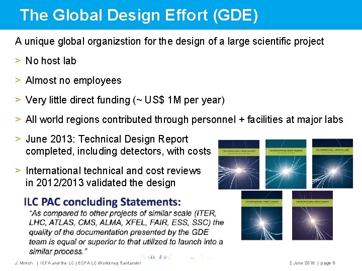 The Global Design Effort (GDE) A unique global organizstion for the design of a