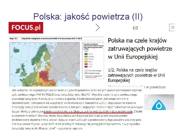 Polska: jakość powietrza (II) 