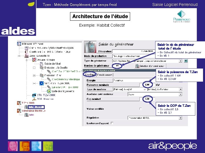 Tzen : Méthode Complément par temps froid Saisie Logiciel Perrenoud Architecture de l’étude Exemple: