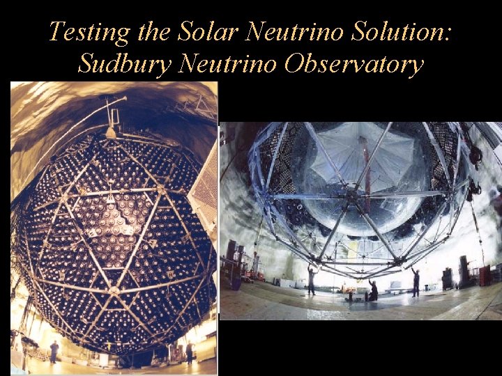 Testing the Solar Neutrino Solution: Sudbury Neutrino Observatory 
