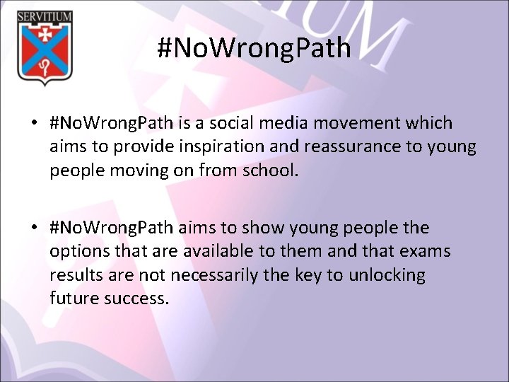 #No. Wrong. Path • #No. Wrong. Path is a social media movement which aims