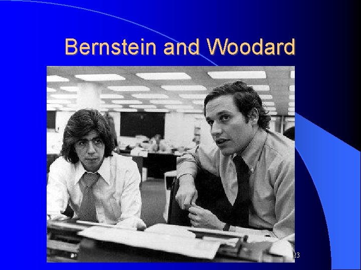 Bernstein and Woodard 23 