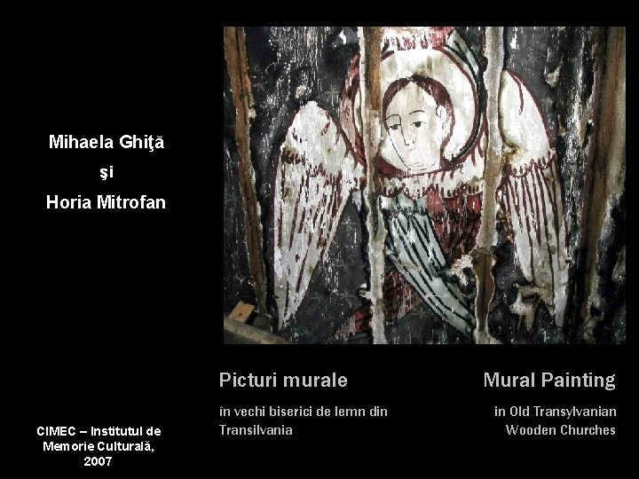 Mihaela Ghiţă şi Horia Mitrofan Picturi murale CIMEC – Institutul de Memorie Culturală, 2007