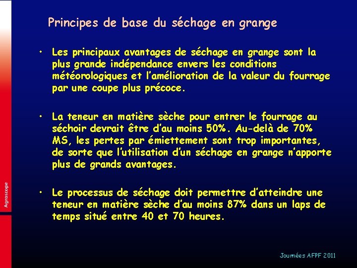 Principes de base du séchage en grange • Les principaux avantages de séchage en