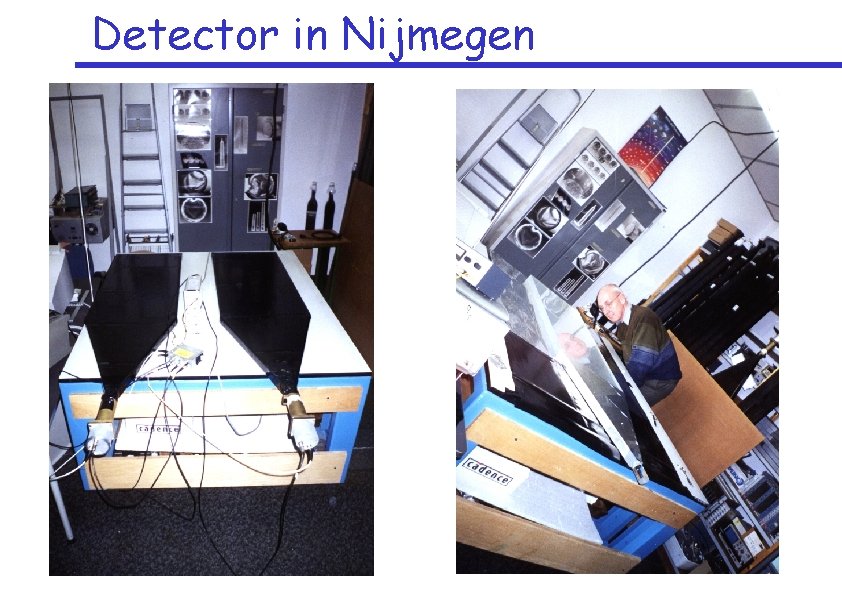 Detector in Nijmegen Detector in Nijmegen