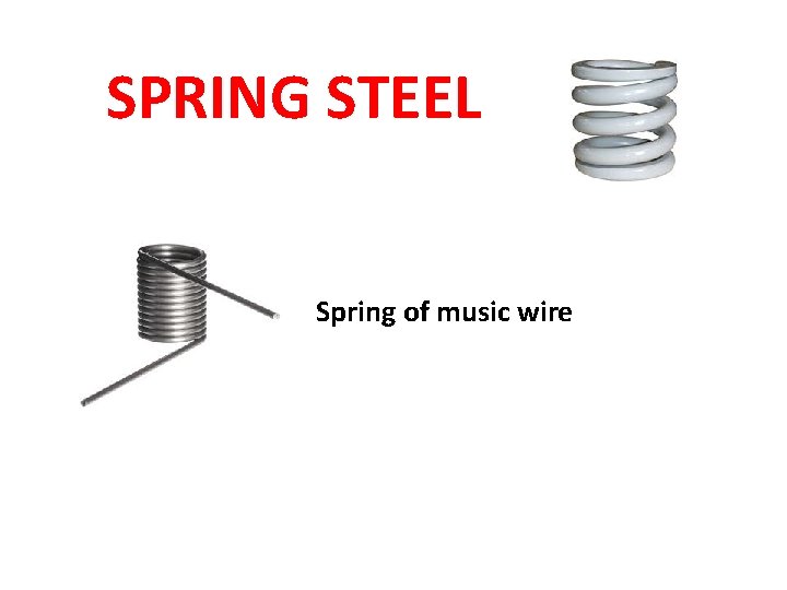 SPRING STEEL Spring of music wire 