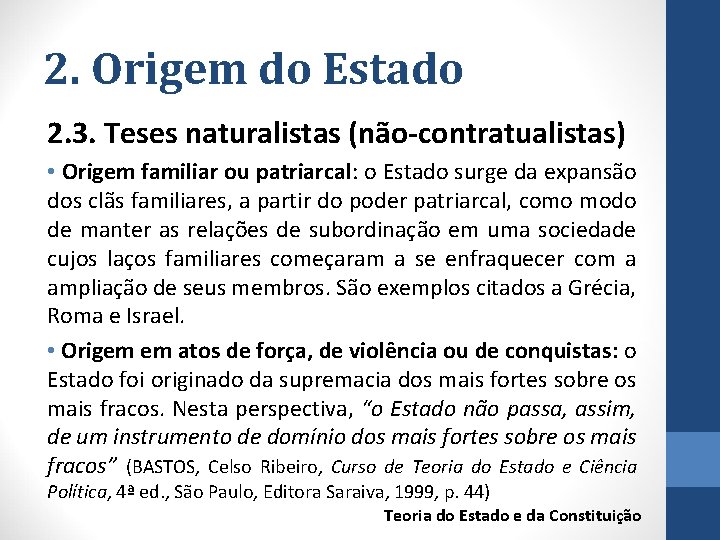 Teoria Geral do Estado Origem formao e elementos