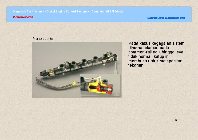 Diagnosis Technician >> Diesel Engine Control System >> Common-rail EFI Diesel Common-rail Konstruksi Common-rail