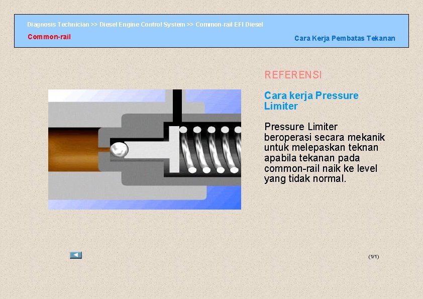 Diagnosis Technician >> Diesel Engine Control System >> Common-rail EFI Diesel Common-rail Cara Kerja