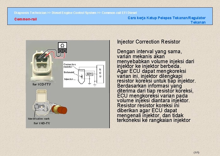 Diagnosis Technician >> Diesel Engine Control System >> Common-rail EFI Diesel Common-rail Cara kerja