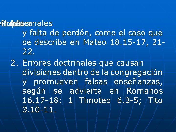 vínculos Ruptura los fraternales 1. de y falta de perdón, como el caso que
