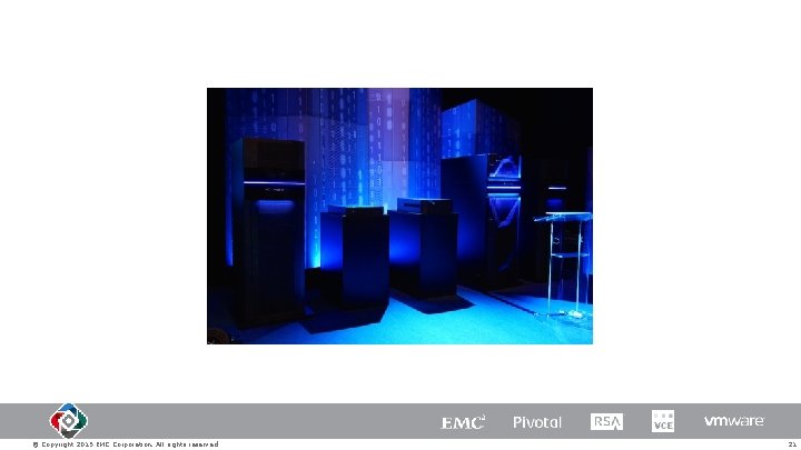 © Copyright 2015 EMC Corporation. All rights reserved. 21 