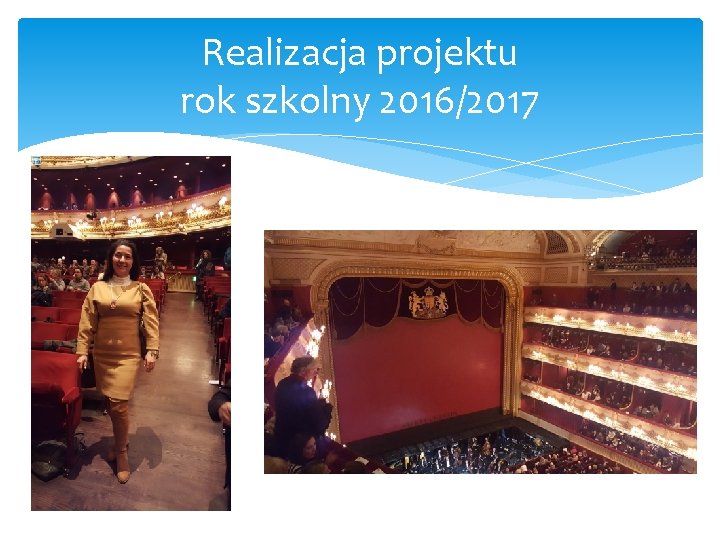 Realizacja projektu rok szkolny 2016/2017 