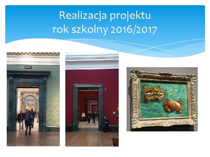 Realizacja projektu rok szkolny 2016/2017 