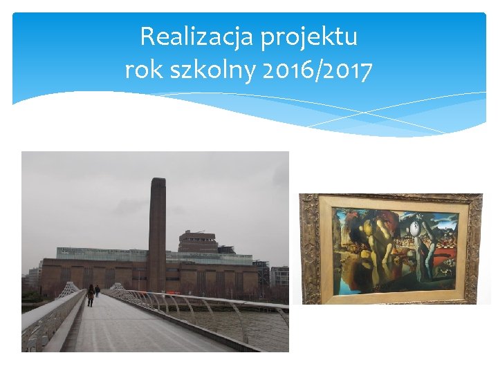 Realizacja projektu rok szkolny 2016/2017 