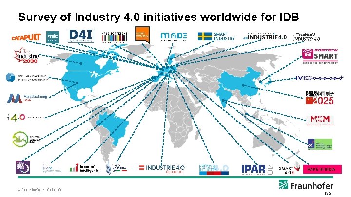 Survey of Industry 4. 0 initiatives worldwide for IDB MAKE IN INDIA © Fraunhofer