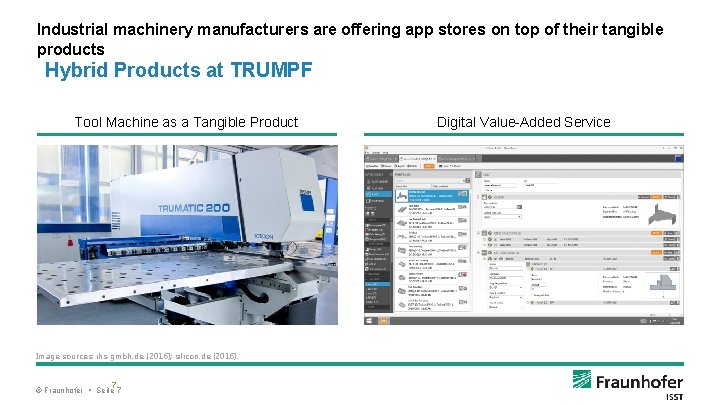 Industrial machinery manufacturers are offering app stores on top of their tangible products Hybrid