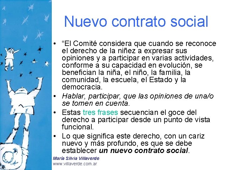 Nuevo contrato social • “El Comité considera que cuando se reconoce el derecho de