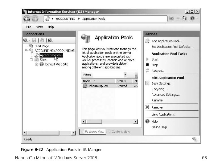 Hands-On Microsoft Windows Server 2008 53 