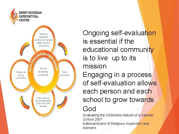 Ongoing self-evaluation is essential if the educational community is to live up to its
