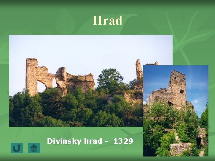 Hrad Divínsky hrad - 1329 