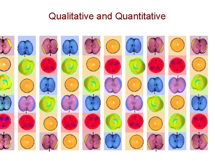 Qualitative and Quantitative 