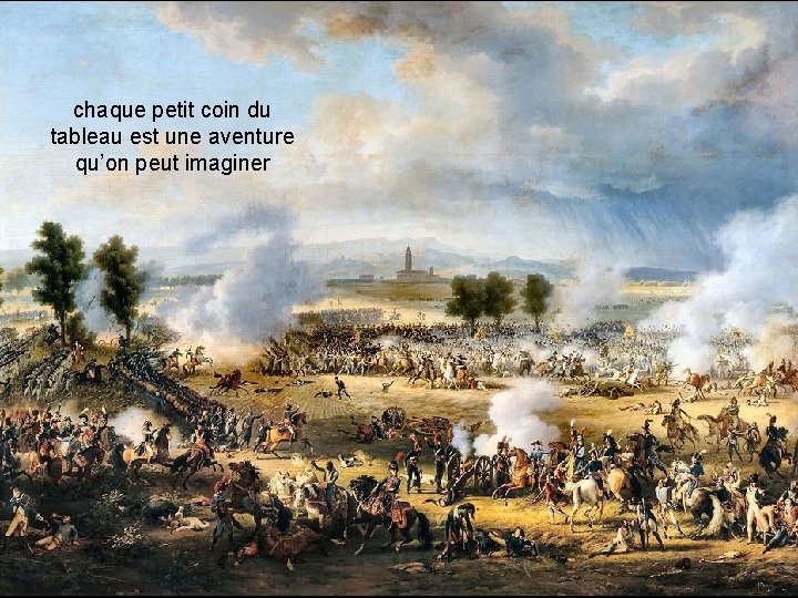 chaque petit coin du tableau est une aventure qu’on peut imaginer 