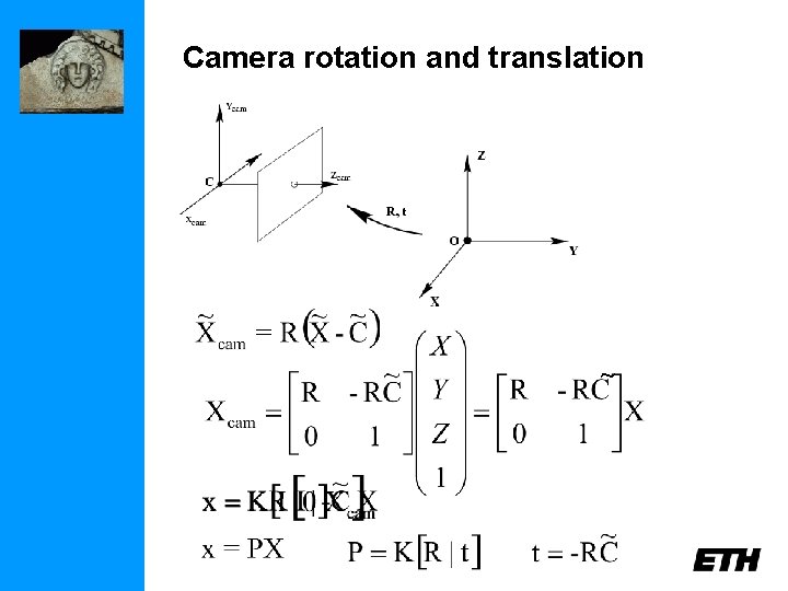 Camera rotation and translation ~ 