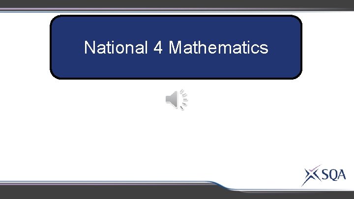 National 4 Mathematics 