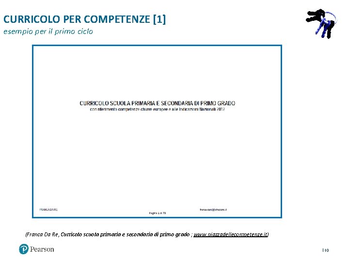 CURRICOLO PER COMPETENZE [1] esempio per il primo ciclo (Franca Da Re, Curricolo scuola