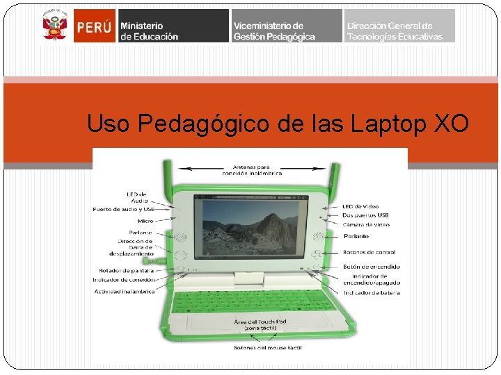 Uso Pedagógico de las Laptop XO 