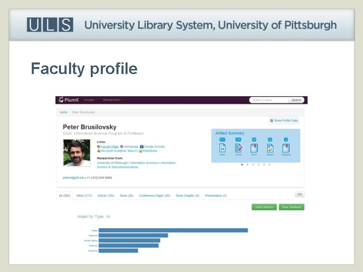 Faculty profile 