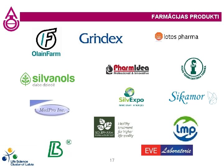 FARMĀCIJAS PRODUKTI 17 