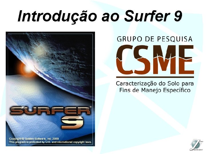 Introdução ao Surfer 9 