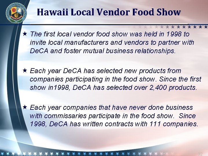 Hawaii Local Vendor Food Show The first local vendor food show was held in