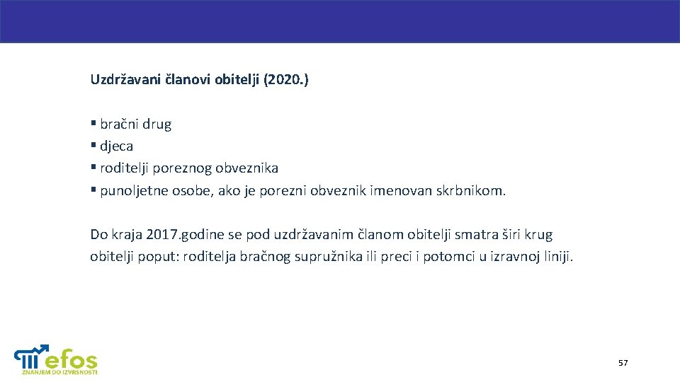 Uzdržavani članovi obitelji (2020. ) § bračni drug § djeca § roditelji poreznog obveznika