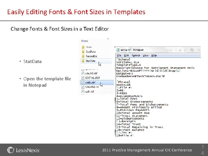 Easily Editing Fonts & Font Sizes in Templates Change Fonts & Font Sizes in