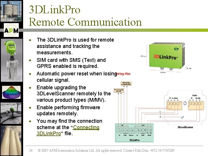 3 DLink. Pro Remote Communication · · · 24 The 3 DLink. Pro is