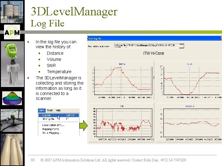 3 DLevel. Manager Log File · In the log file you can view the