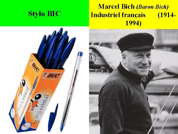 Stylo BIC Marcel Bich (Baron Bich) Industriel français (19141994) 