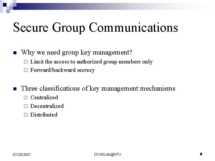Design and Implementation of Secure Layer over UPn