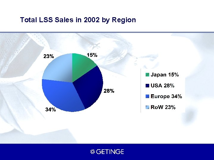Total LSS Sales in 2002 by Region 