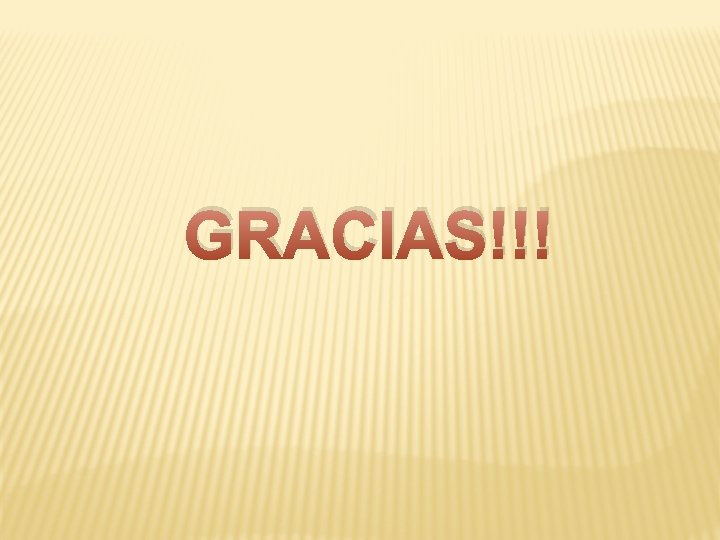 GRACIAS!!! 